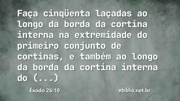 Êxodo 26:10