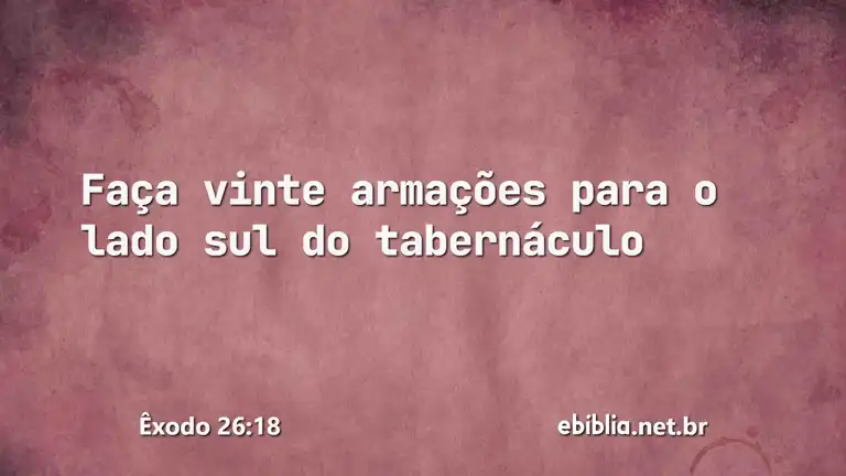 Êxodo 26:18