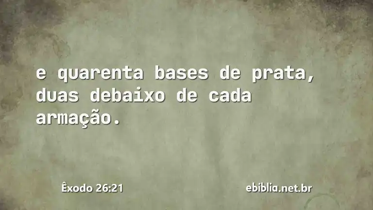 Êxodo 26:21