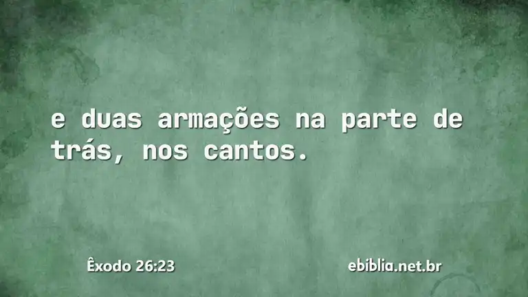 Êxodo 26:23