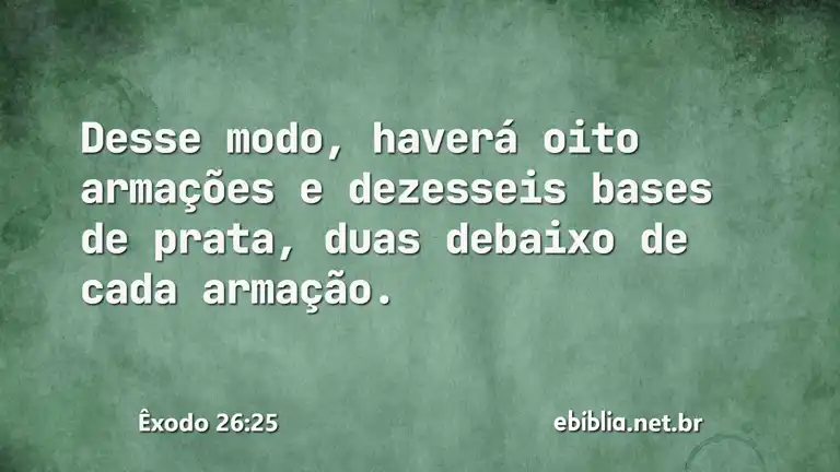 Êxodo 26:25