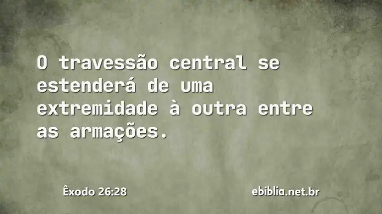 Êxodo 26:28