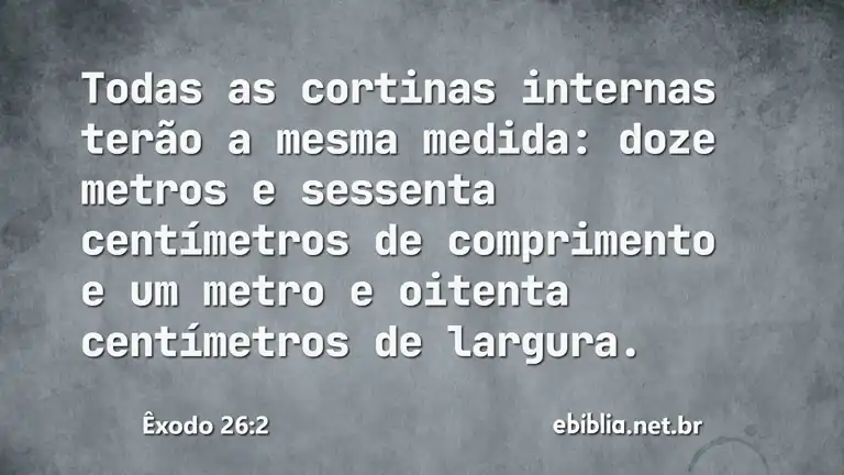 Êxodo 26:2