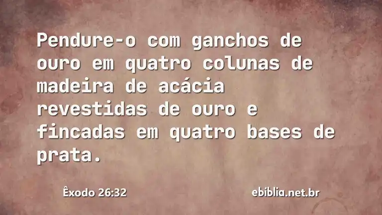 Êxodo 26:32