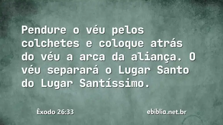 Êxodo 26:33