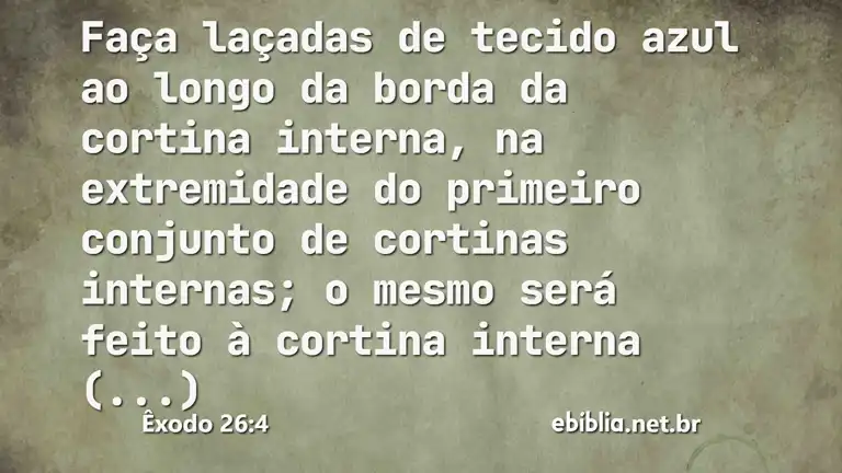 Êxodo 26:4