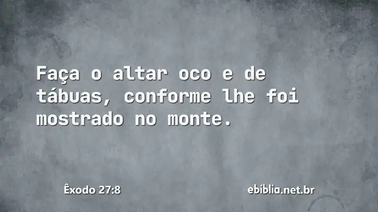 Êxodo 27:8