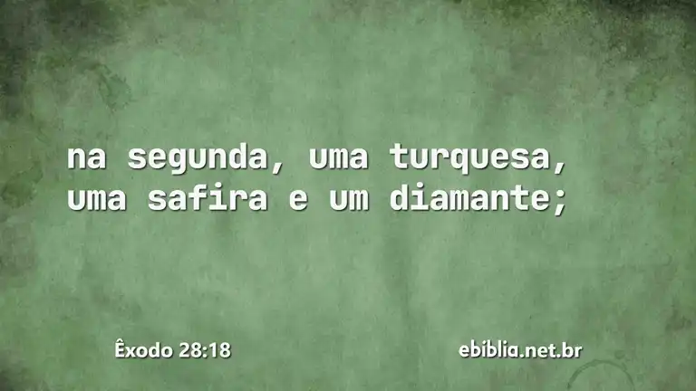 Êxodo 28:18