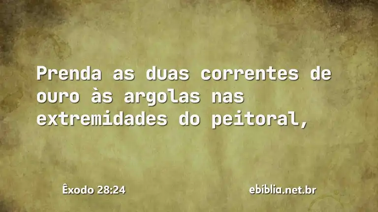 Êxodo 28:24