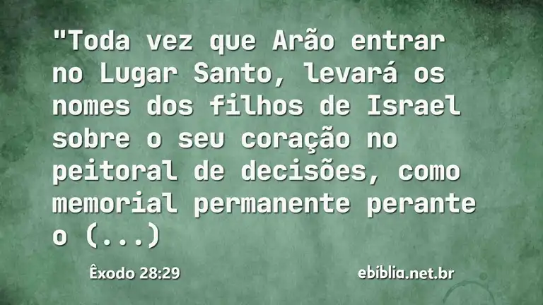 Êxodo 28:29