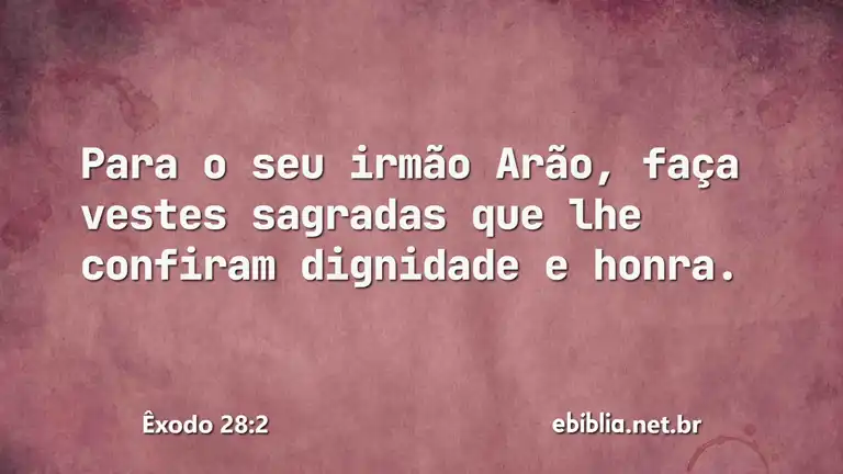 Êxodo 28:2