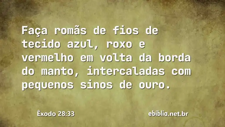 Êxodo 28:33