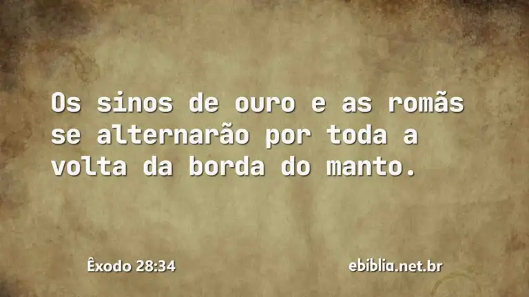 Êxodo 28:34