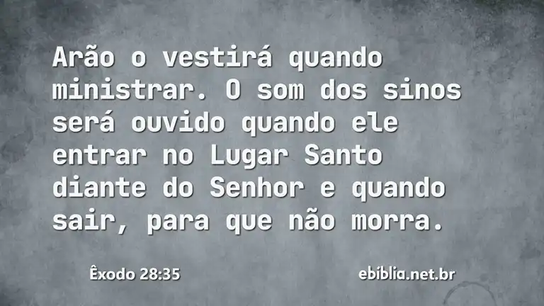 Êxodo 28:35