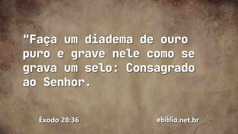 Êxodo 28:36