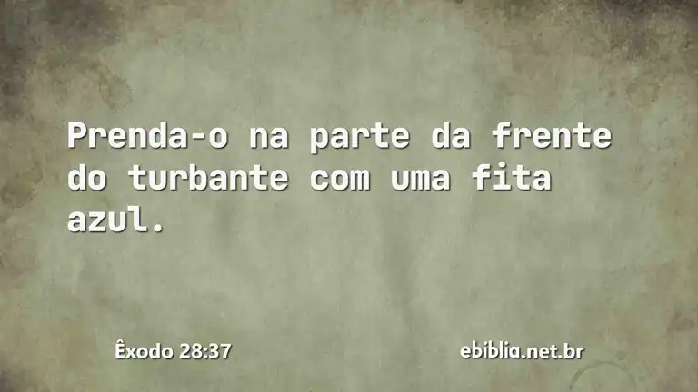 Êxodo 28:37