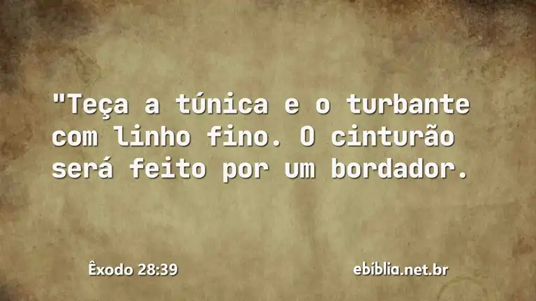 Êxodo 28:39