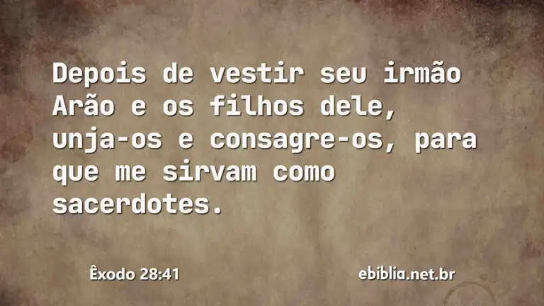 Êxodo 28:41