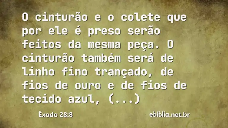 Êxodo 28:8