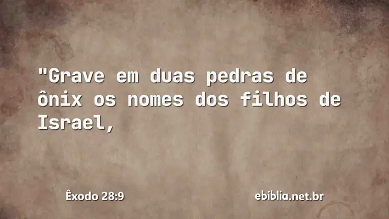 Êxodo 28:9