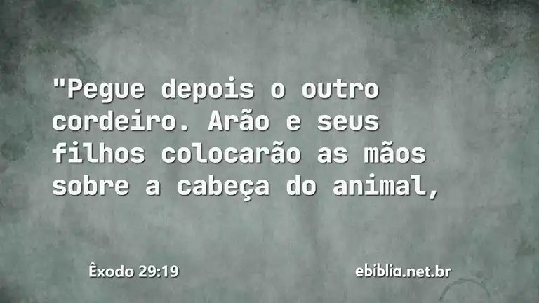 Êxodo 29:19