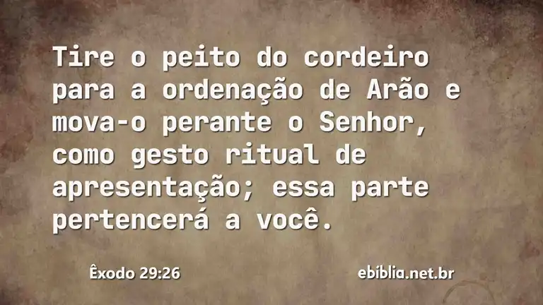 Êxodo 29:26