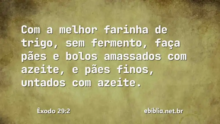 Êxodo 29:2