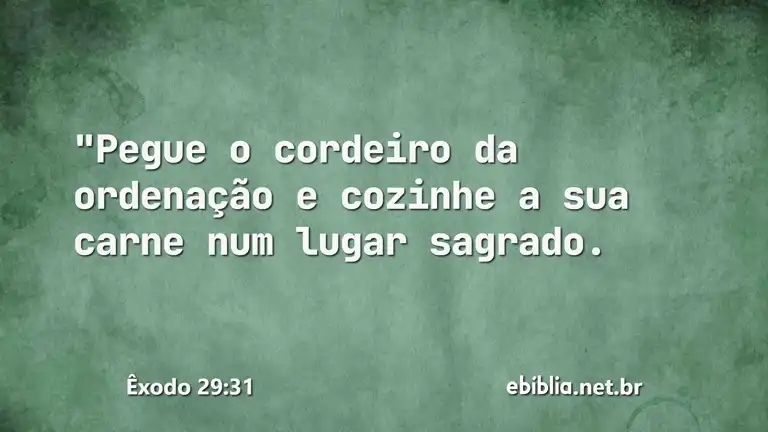 Êxodo 29:31