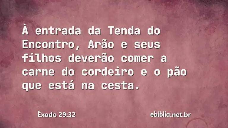 Êxodo 29:32