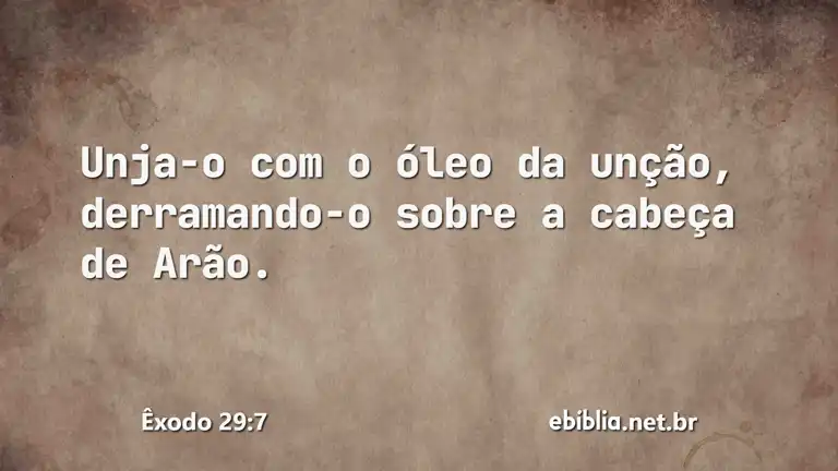 Êxodo 29:7