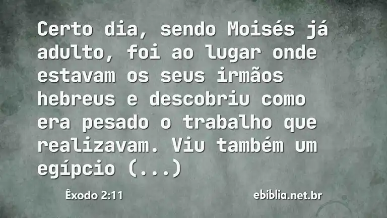 Êxodo 2:11