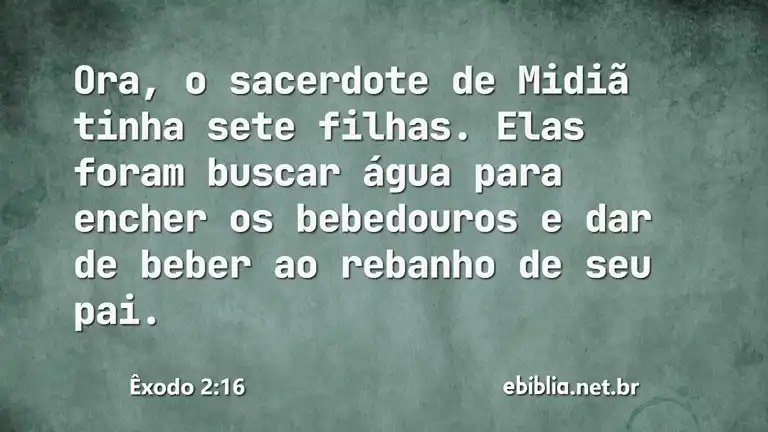 Êxodo 2:16