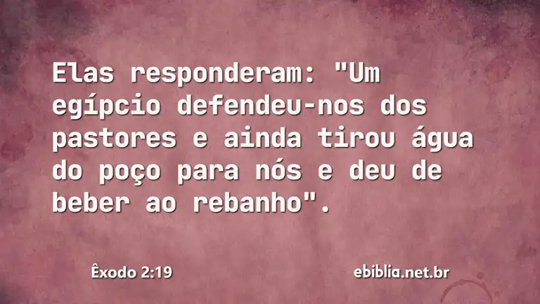 Êxodo 2:19