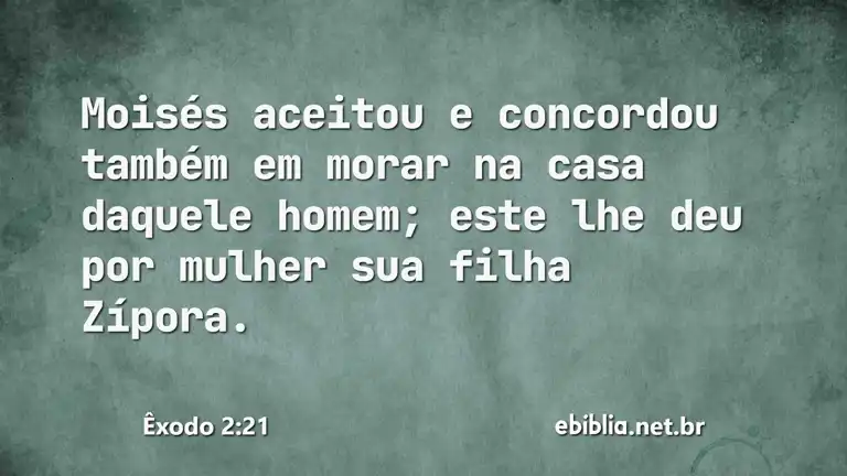 Êxodo 2:21