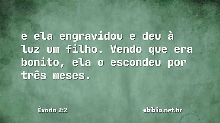 Êxodo 2:2