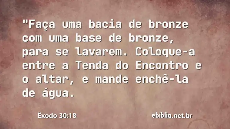 Êxodo 30:18