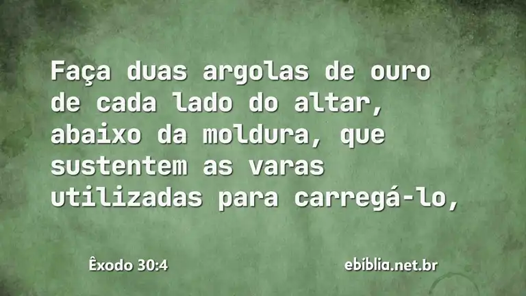 Êxodo 30:4