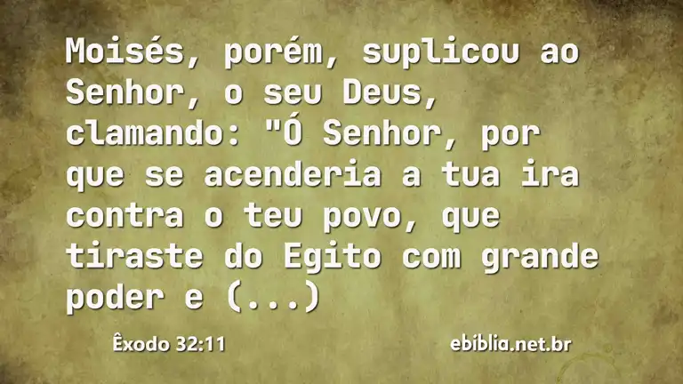 Êxodo 32:11