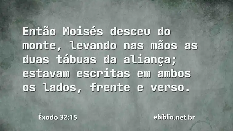 Êxodo 32:15