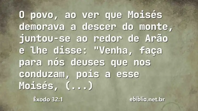 Êxodo 32:1