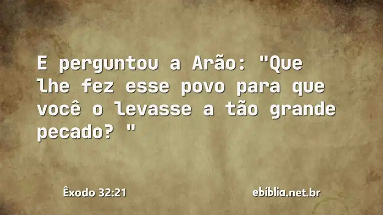 Êxodo 32:21