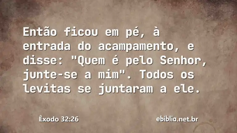 Êxodo 32:26