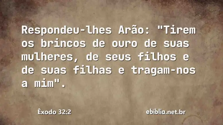 Êxodo 32:2