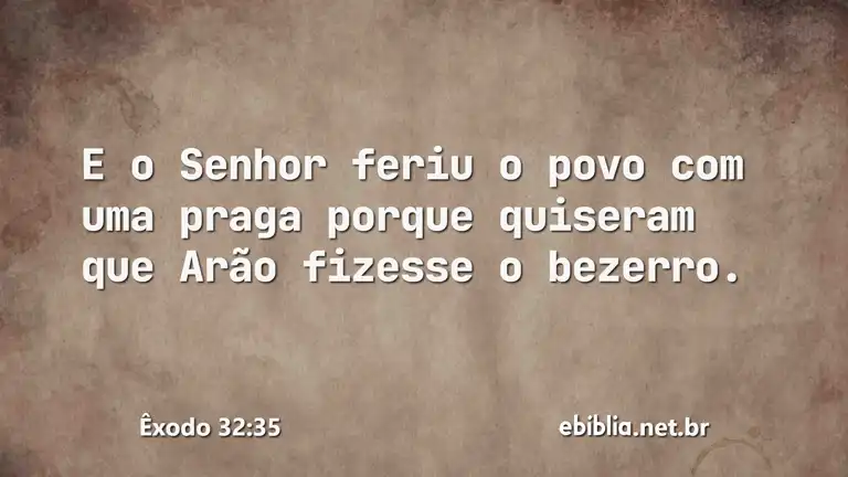 Êxodo 32:35