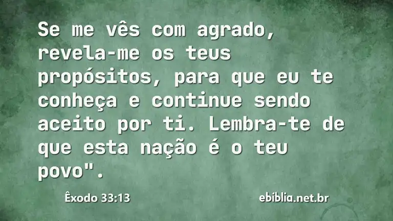 Êxodo 33:13