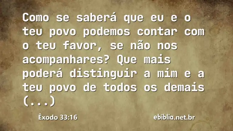 Êxodo 33:16