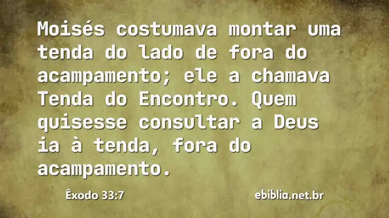 Êxodo 33:7