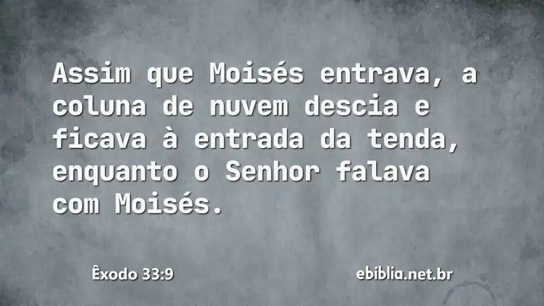 Êxodo 33:9