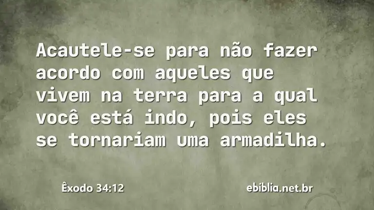 Êxodo 34:12