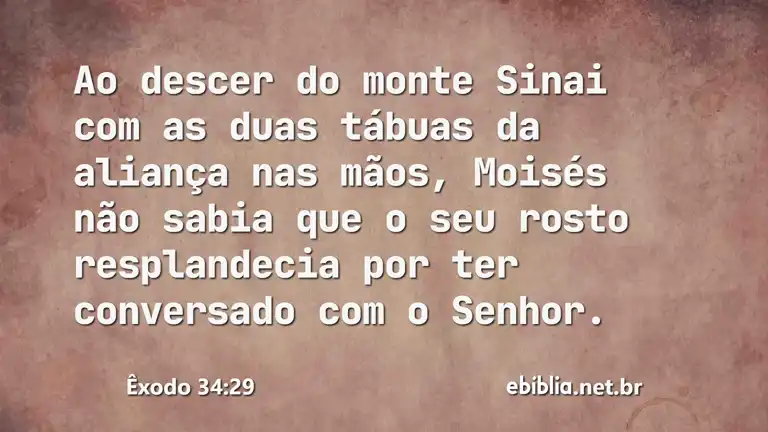 Êxodo 34:29